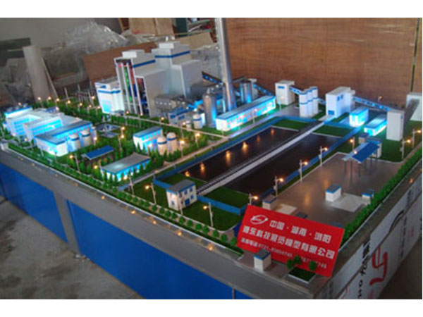 雙機組電廠沙盤模型